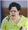 Photo of Her Majesty the Queen gave a speech